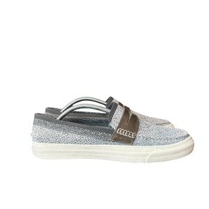 Men's Cole Haan Black and White Slip-On Loafers‎